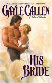 Cover of: His Bride by Gayle Callen