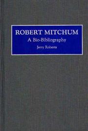 Cover of: Robert Mitchum by Roberts, J. W.