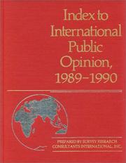 Cover of: Index to International Public Opinion, 1989-1990 by 