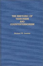 Cover of: The rhetoric of terrorism and counterterrorism