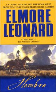Cover of: Hombre by Elmore Leonard, Elmore Leonard