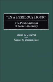 Cover of: In a perilous hour by Steven R. Goldzwig