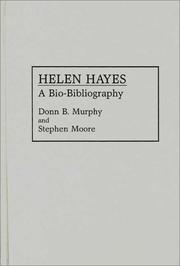 Cover of: Helen Hayes by Donn B. Murphy