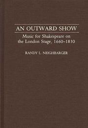 Cover of: An outward show by Randy L. Neighbarger, Randy L. Neighbarger