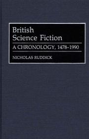 Cover of: British science fiction: a chronology, 1478-1990