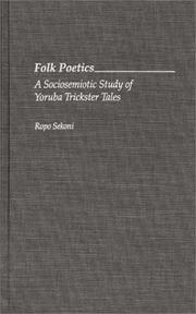 Folk poetics by Ropo Sekoni