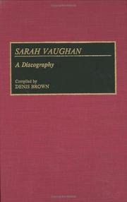 Sarah Vaughan by Denis Brown