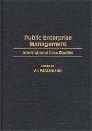 Cover of: Public enterprise management by edited by Ali Farazmand.