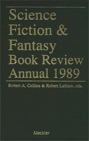Cover of: Science Fiction and Fantasy Book Review Annual, 1989: by 