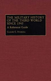 Cover of: The military history of the Third World since 1945: a reference guide