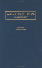 Cover of: William Henry Harrison: a bibliography