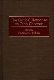 Cover of: The Critical response to John Cheever