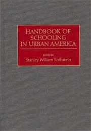 Cover of: Handbook of schooling in urban America