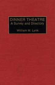 Cover of: Dinner theatre by William M. Lynk, William M. Lynk