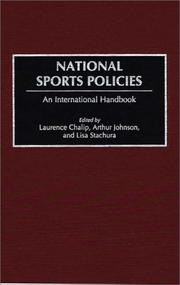 Cover of: National Sports Policies: An International Handbook