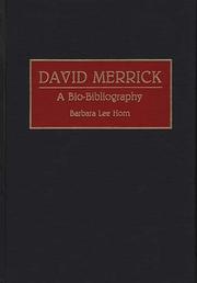 Cover of: David Merrick: a bio-bibliography