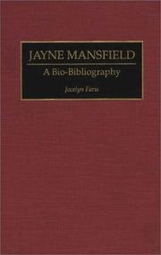 Cover of: Jayne Mansfield: a bio-bibliography