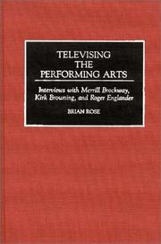 Televising the performing arts by Merrill Brockway
