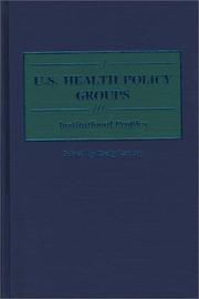 U.S. Health Policy Groups by Craig Ramsay
