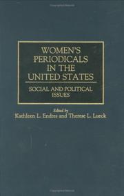 Cover of: Women's periodicals in the United States by edited by Kathleen L. Endres and Therese L. Lueck.