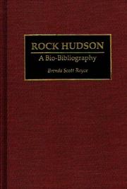 Cover of: Rock Hudson: a bio-bibliography