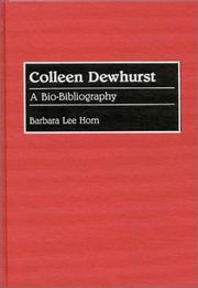 Cover of: Colleen Dewhurst by Barbara Lee Horn