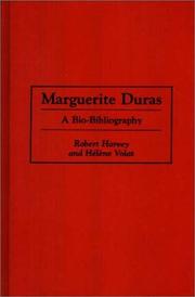 Cover of: Marguerite Duras: a bio-bibliography