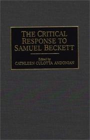 Cover of: The critical response to Samuel Beckett