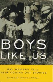 Cover of: Boys like us by edited by Patrick Merla.
