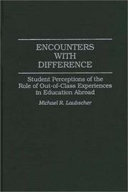 Encounters with difference by Michael R. Laubscher