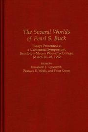 Cover of: The Several Worlds of Pearl S. Buck by Peter J. Conn