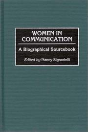 Cover of: Women in Communication: A Biographical Sourcebook