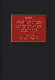 Cover of: The Johnny Cash discography, 1984-1993