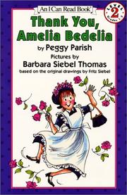 Cover of: Thank you, Amelia Bedelia