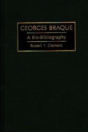 Cover of: Georges Braque by Russell T. Clement