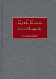 Cover of: Cyril Scott by Laurie J. Sampsel