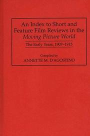 Cover of: An index to short and feature film reviews in the Moving  picture world