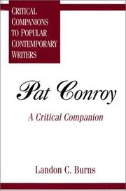 Cover of: Pat Conroy: a critical companion
