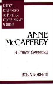 Cover of: Anne McCaffrey: a critical companion