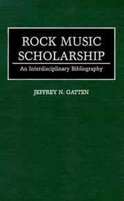 Cover of: Rock music scholarship: an interdisciplinary bibliography