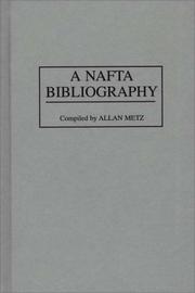 Cover of: A NAFTA bibliography