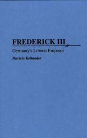 Cover of: Frederick III by Patricia Kollander