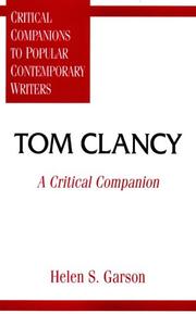 Tom Clancy by Helen S. Garson