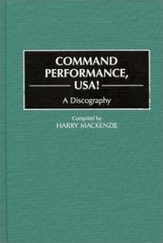 Cover of: Command performance, USA!: a discography