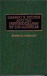 Cover of: Herbert E. Bolton and the historiography of the Americas