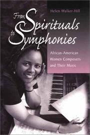 Cover of: From Spirituals to Symphonies: African-American Women Composers and Their Music