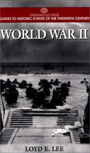 Cover of: World War II by Loyd E. Lee