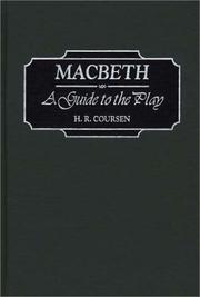 Cover of: Macbeth by Herbert R. Coursen