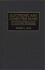 Cover of: Electronic and computer music: an annotated bibliography