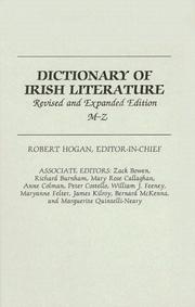 Cover of Dictionary of Irish Literature
